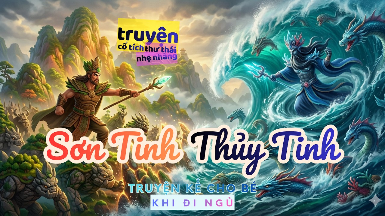 SƠN TINH THỦY TINH | Sách nói NHẸ NHÀNG, ÊM ÁI | TRUYỆN THAI GIÁO | Cổ tích cho bé ngủ ngon