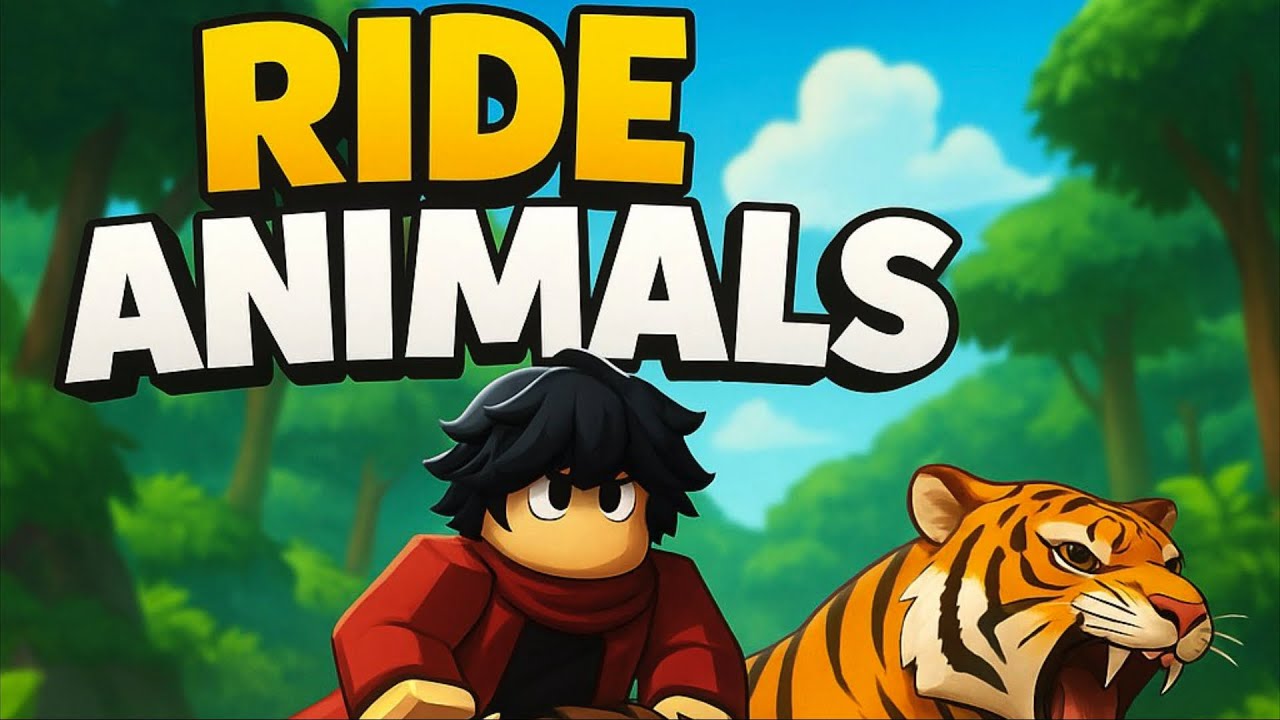 I RODE ANIMALS IN RIDE ANIMALS (Roblox)