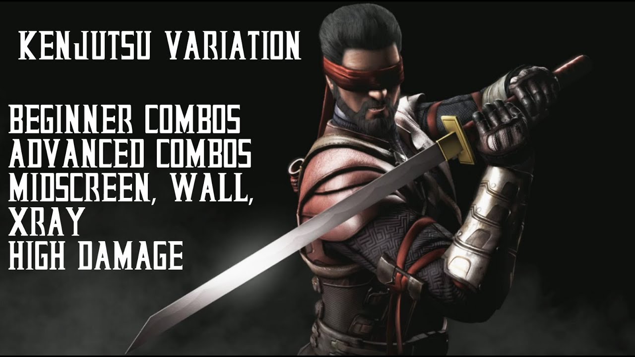 Mortal Kombat X - Kenshi Combo Video, All Variations, Beginner to Advanced, High Damage