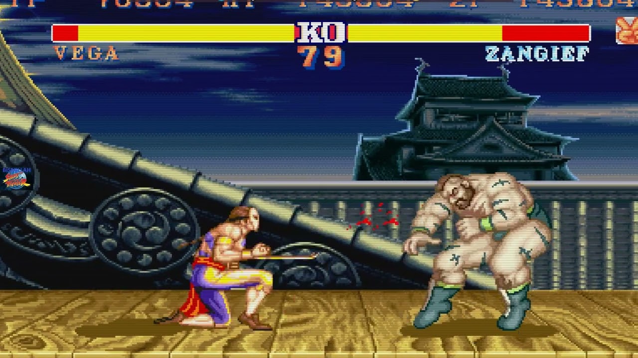 Vega vs Zangief Street Fighter SF L01032026-10 #streetfighter #arcade #sega