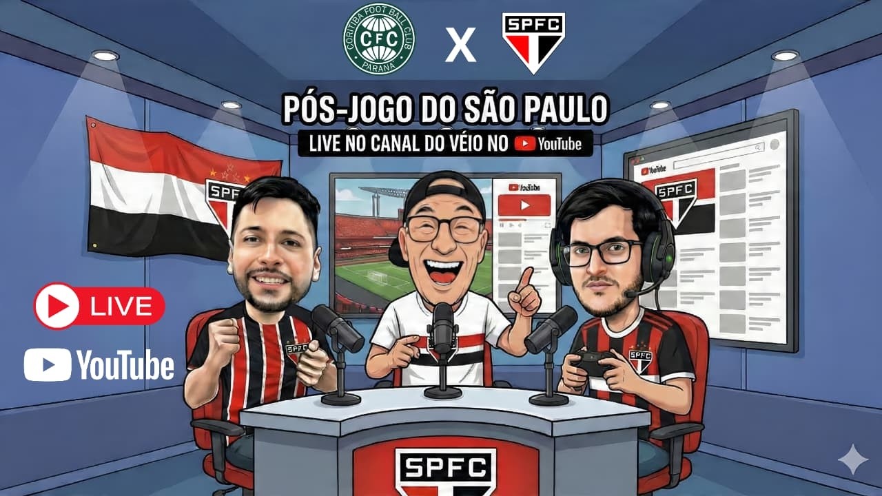 PÓS JOGO AO VIVO | CORITIBA X SÃO PAULO | BRASILEIRÃO 2026