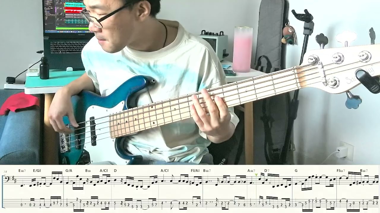 谢谢祢成为我的家 - 赞美之泉敬拜赞美(30) Bass Cover