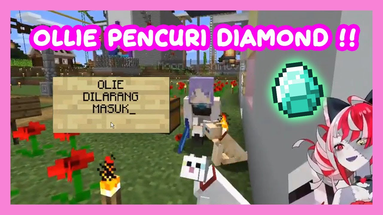 [ Hololive sub indo ] Ollie jangan mencuri !!