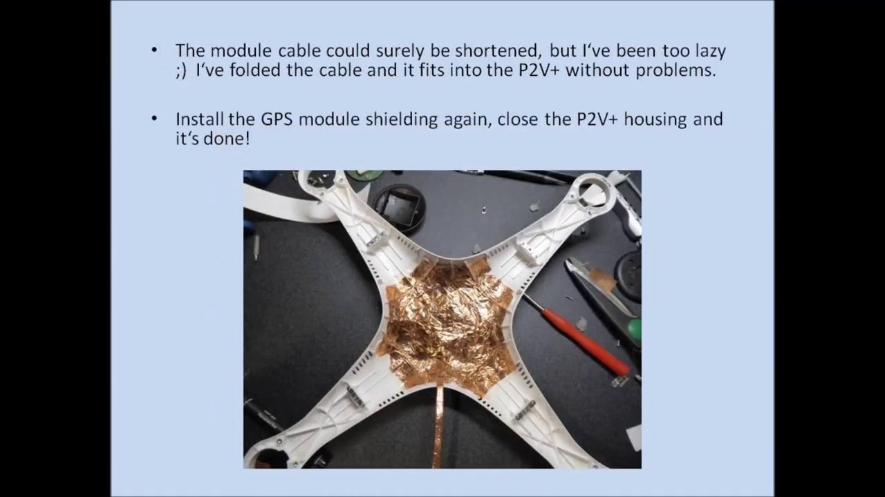 More satellites for DJI Phantom 2 Vision + with GPS and GLONASS