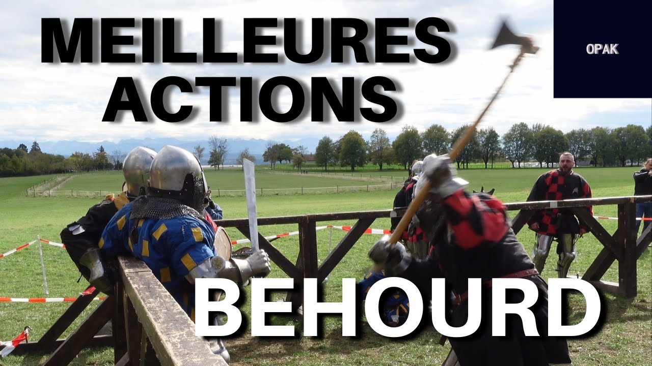 Meilleures actions / Biggest hits. Tournoi de b&eacute;hourd de Colombier