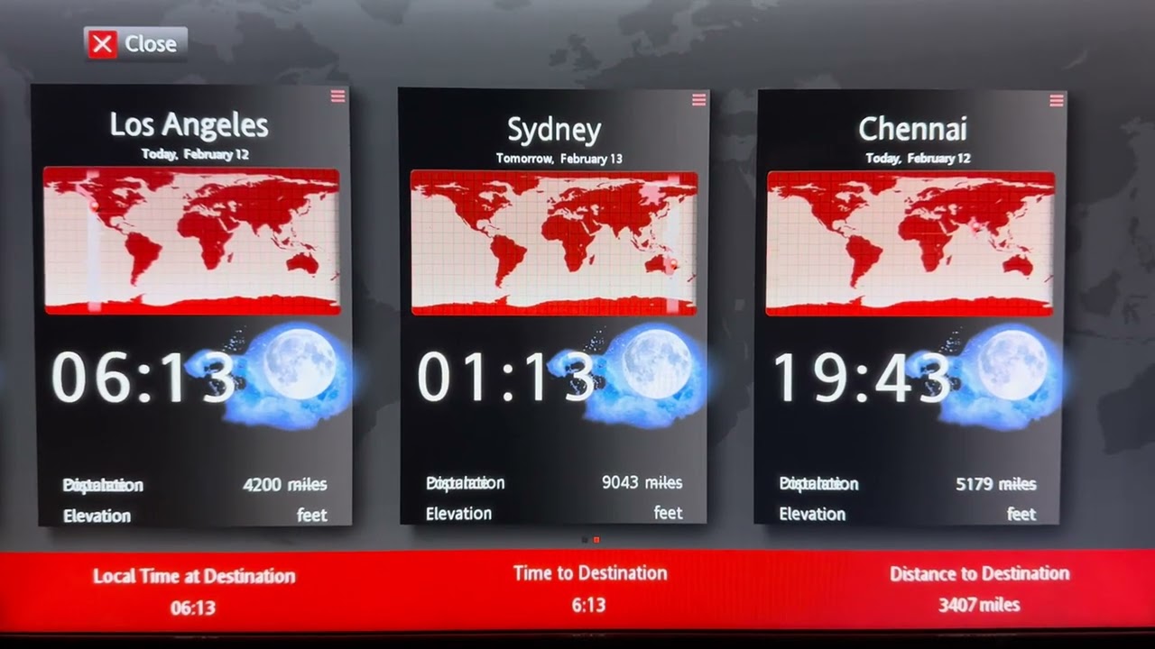 Emirates B777 | Infotainment | Travel Info