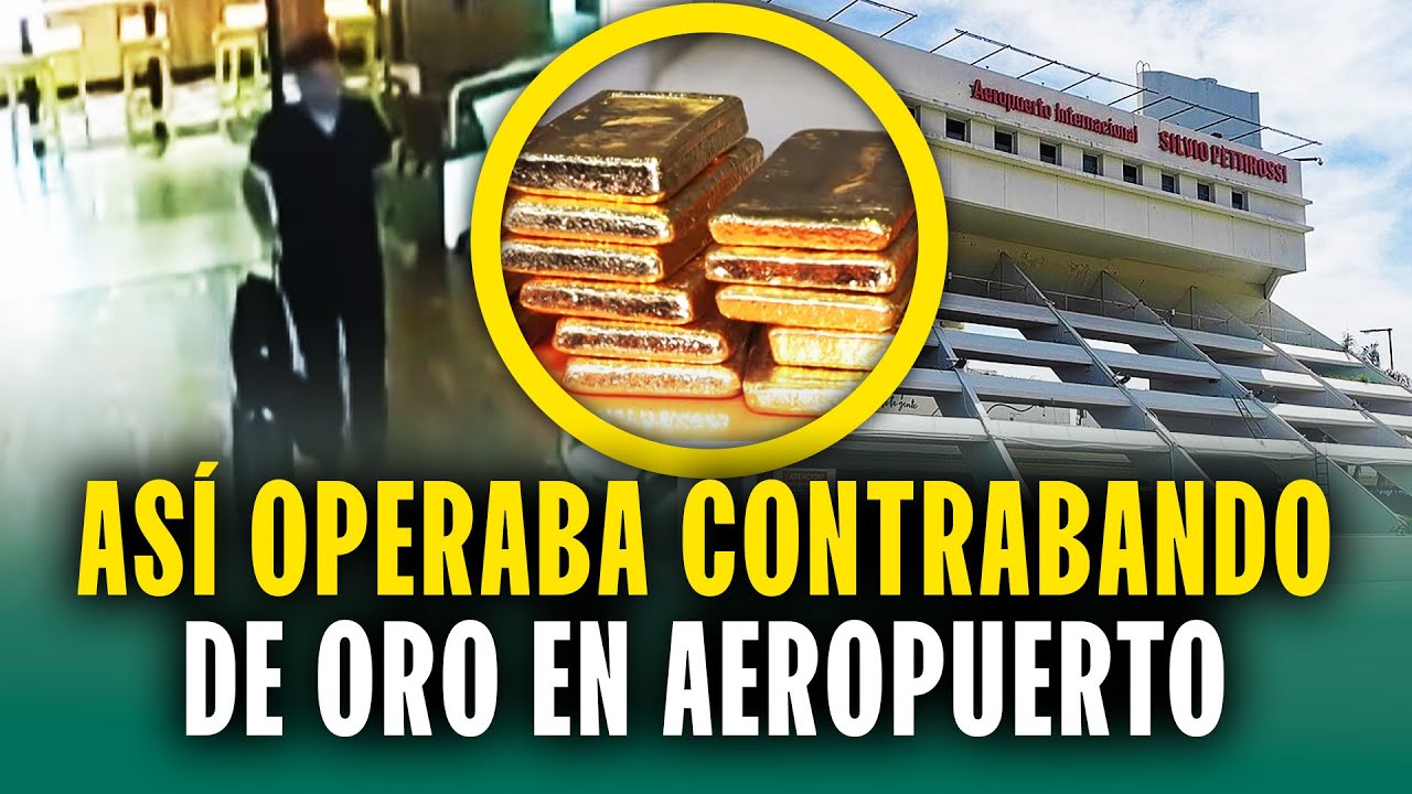 Así cayó red de contrabando de oro en aeropuerto: Funcionario era cómplice