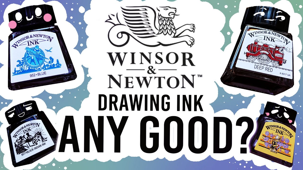Painting with Drawing inks | Trying out Windsor and Newton drawing Inks