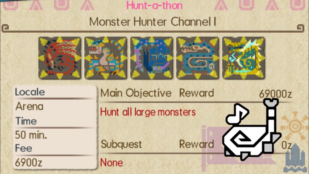 MHGU G4★ Event Quest: Monster Hunter Channel 1 Solo Guild Hunting Horn