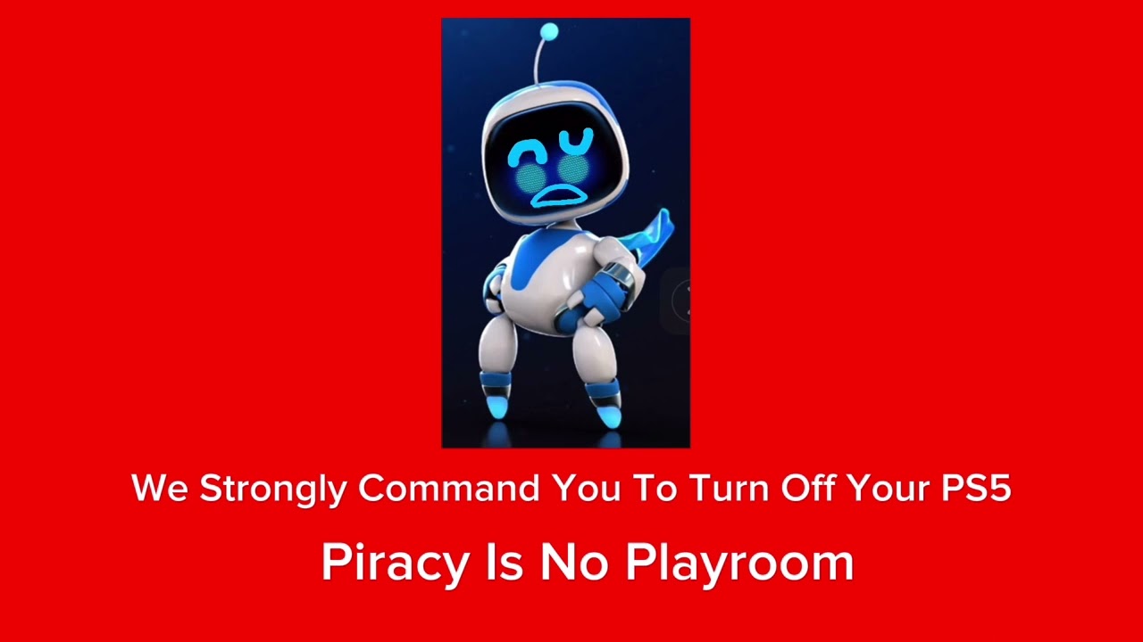 Astro’s Playroom Anti Piracy Screen (Good Ending)