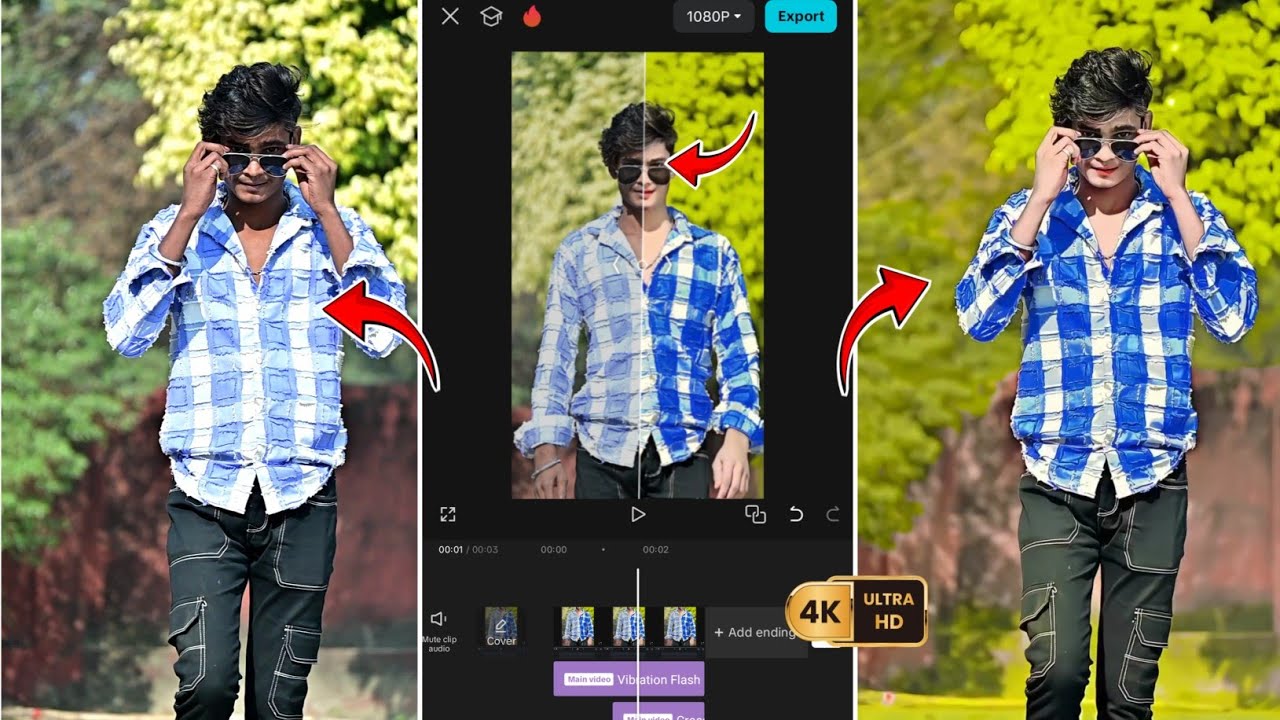 Instagram Trending Walking Reels Editing | Hard Colour Grading & Face Smooth Gora HD Quality Editing