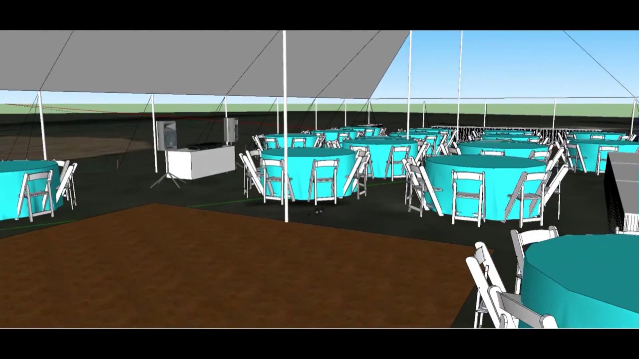 3D Designs used for Event Planning - Dreamers Event Rentals
