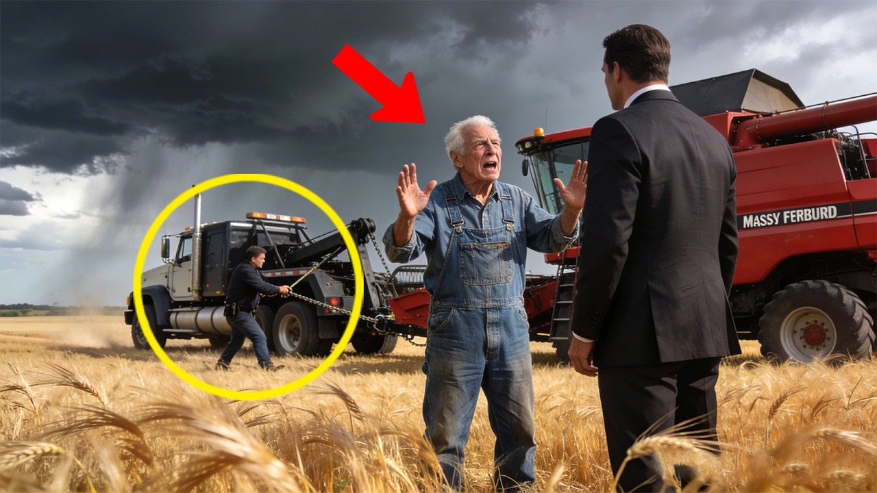 Massey Ferguson Took His Combine During Harvest— 3 Days Later 89 Combines Surrounded His Farm