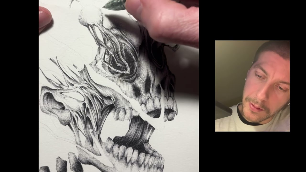 8 Minutes of Drawing (No Music, No Talking)