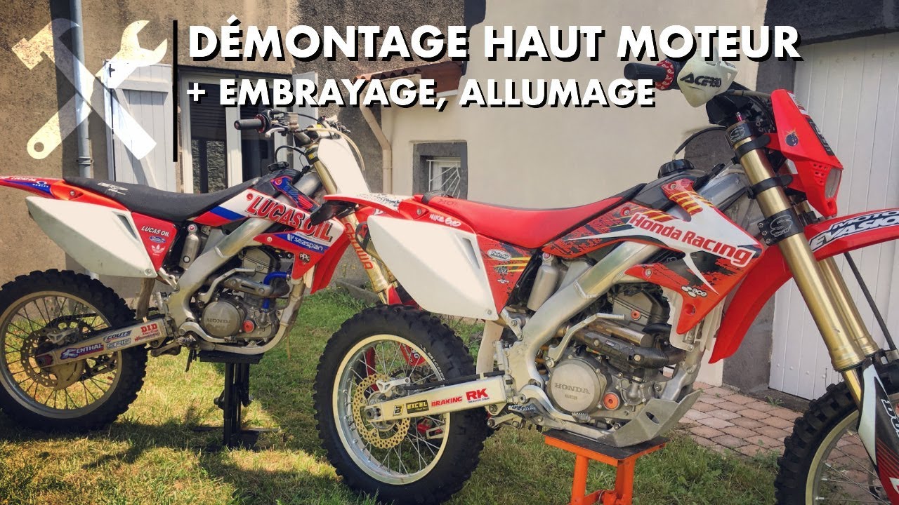 DEMONTAGE HM 250 CRF #3 EMBRAYAGE, ALLUMAGE