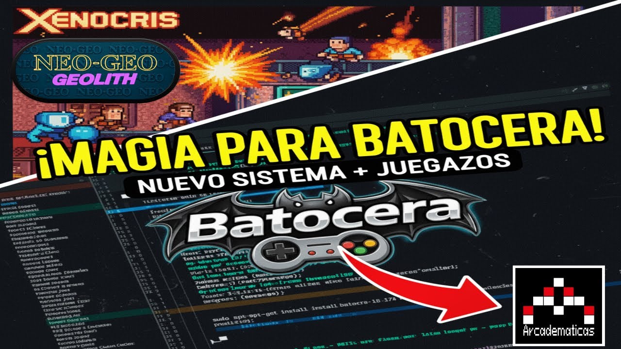 ¡MAGIA para tu Batocera! NUEVO Sistema y JUEGAZOS en 1 Minuto