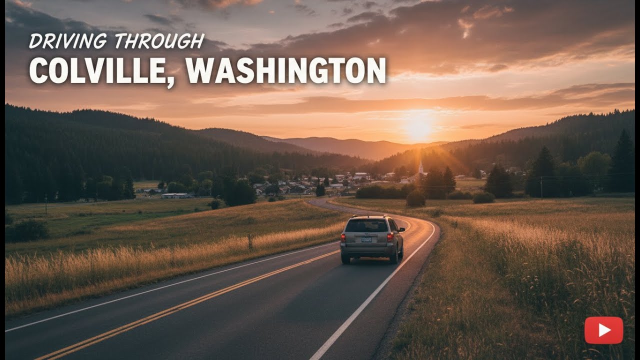 Driving Through Colville, Washington