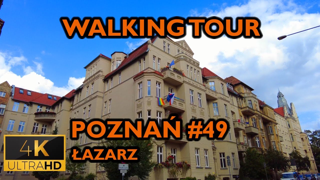 ⁴ᴷ⁶⁰ 🇵🇱 Poznan/Poland Walking Tour - #49 - Łazarz District (September 2021) [4K]