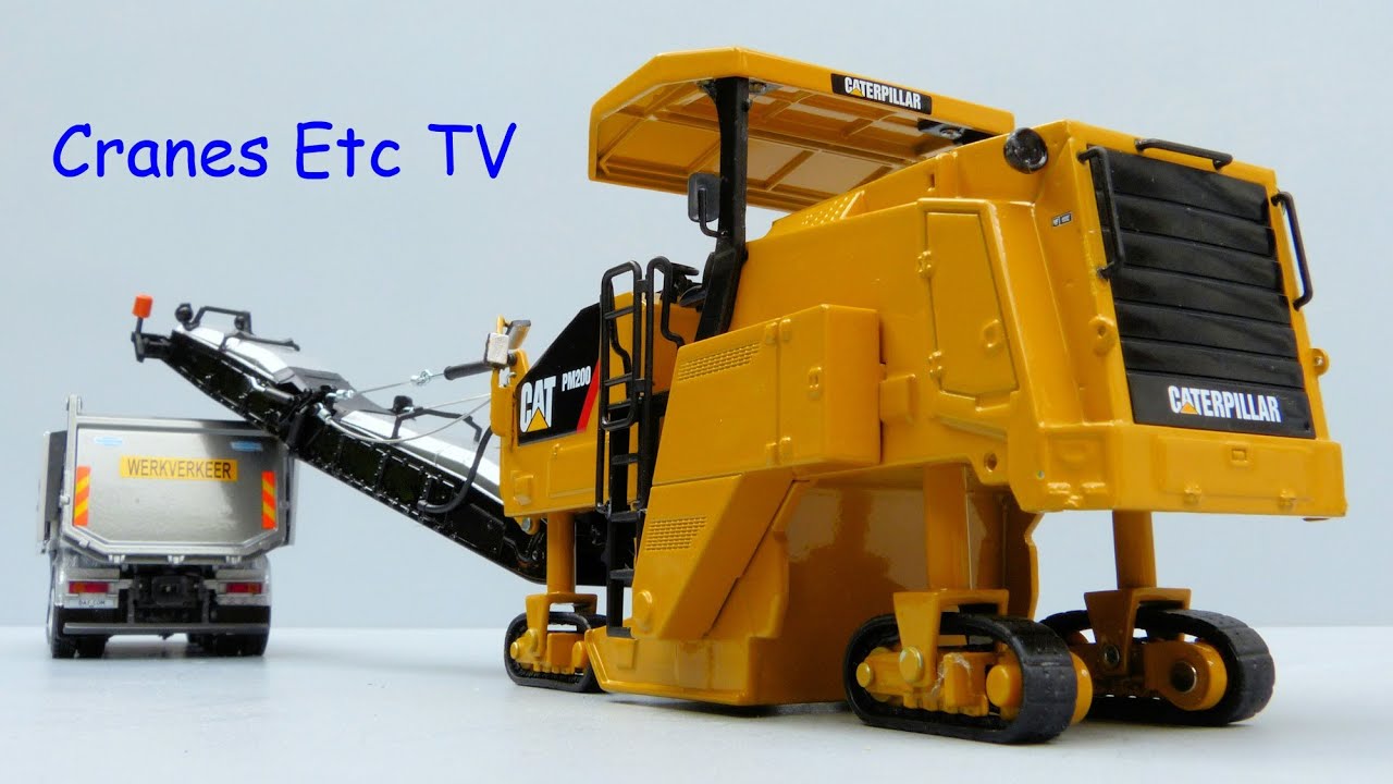 Norscot Caterpillar PM200 Cold Planer by Cranes Etc TV