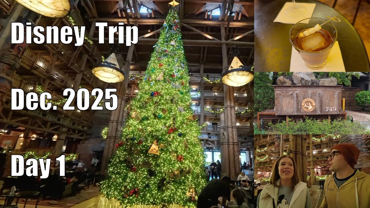 Disney Trip December 2025 | Day 1 - Travel Day | Boulder Ridge