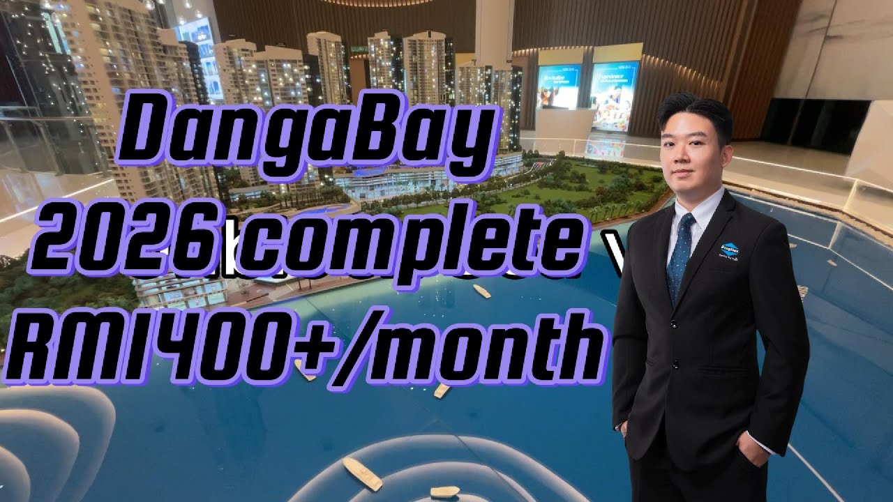 Danga Bay, Johor Bahru New project, complete soon. It's not Country Garden, Let's see what it is。
