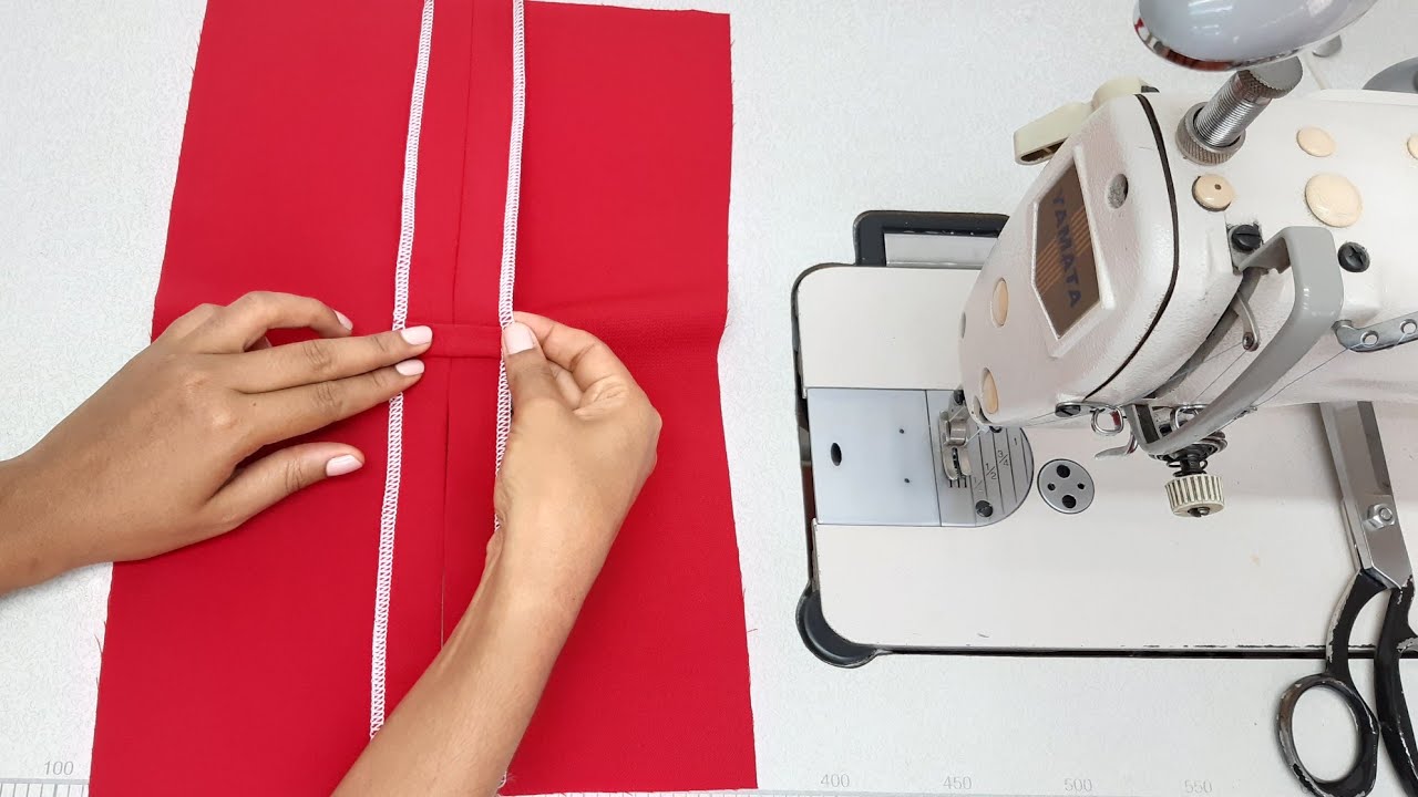 Así se REFUERZA LA ABERTURA en faldas o vestidos