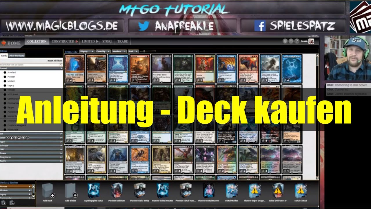 Magic Online | Tutorial 1 | Deckbau / Deckkauf