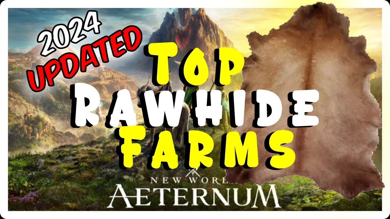 Где быстро добыть сыромятную кожу в New World Aeternum 2025