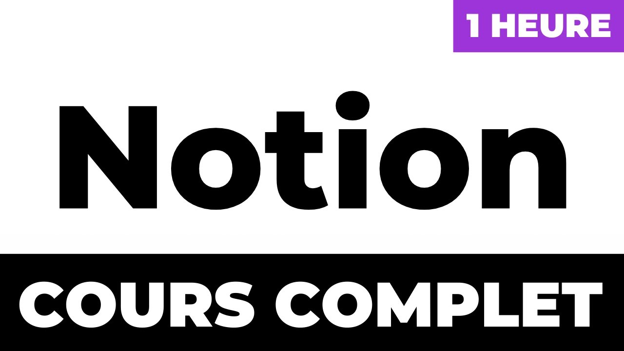 Tutoriel NOTION 2024 (débutants)