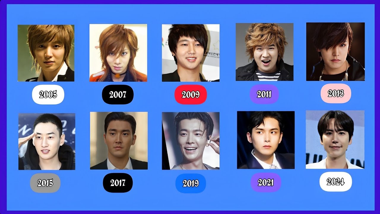 COMPILATION: Super Junior Members Throughout the Years (20+ Years)