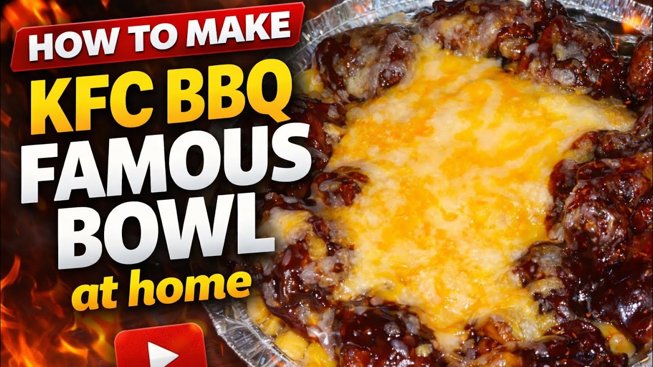 DO YOU KNOW HOW TO MAKE KFC’s BBQ FAMOUS BOWL AT HOME? | Recipe 03👩🏽‍🍳