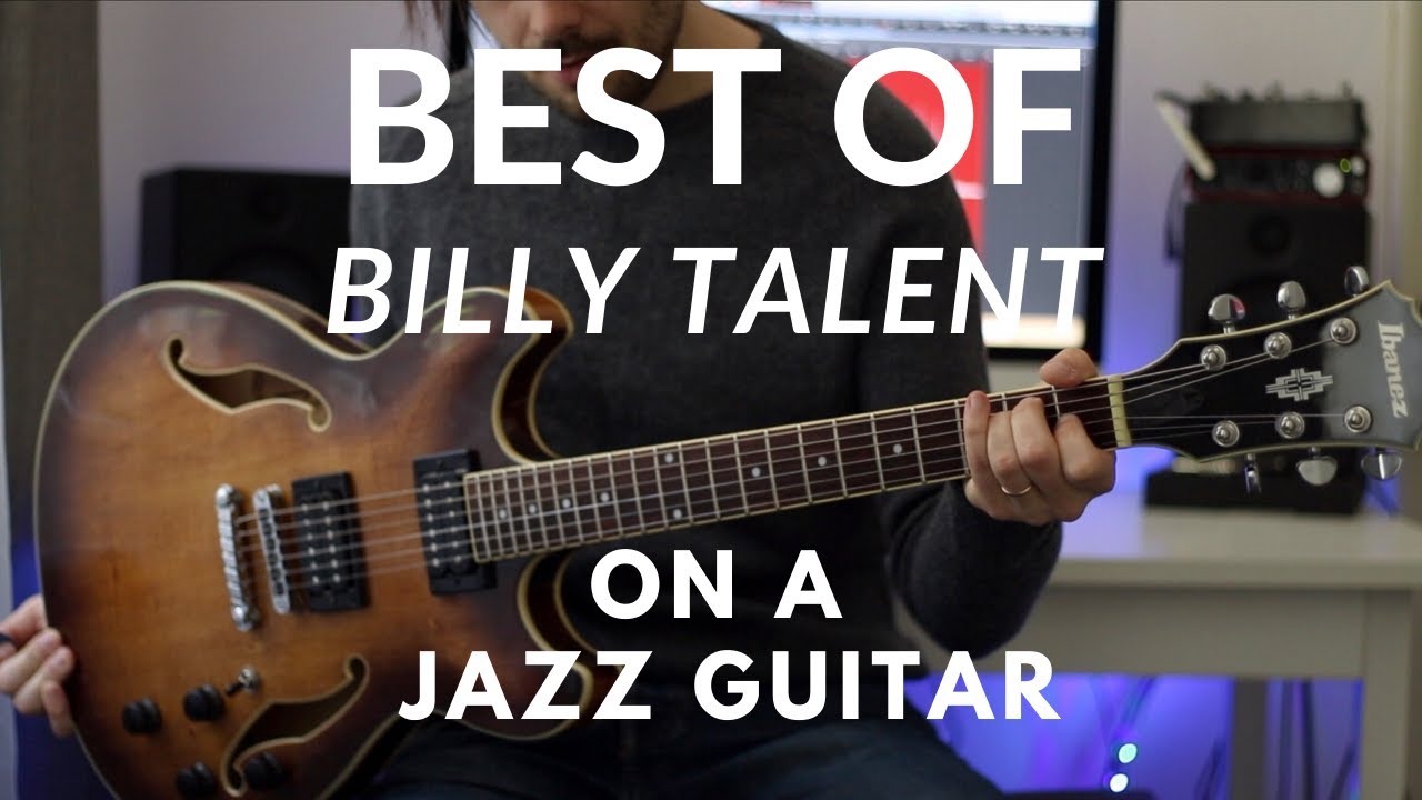 TOP 10 BILLY TALENT Riffs On a JAZZ Guitar (+FREE HELIX PRESET)