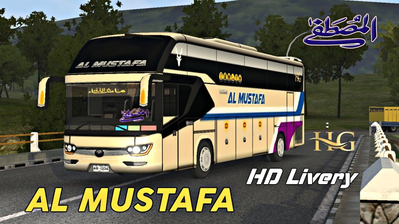Al Mustafa Yutong Bus Livery | Pakistani Buses Livery |
