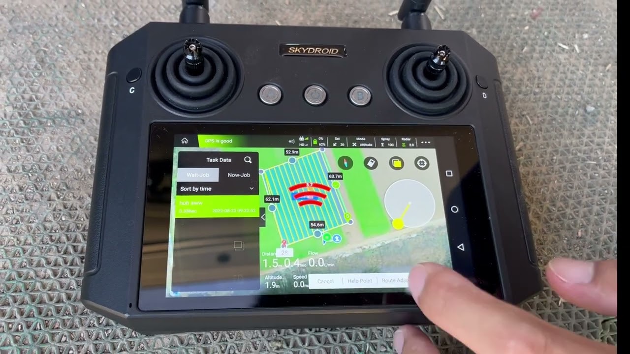 H12 RC making plans and automaitcally flying app agricultural sprayer drones