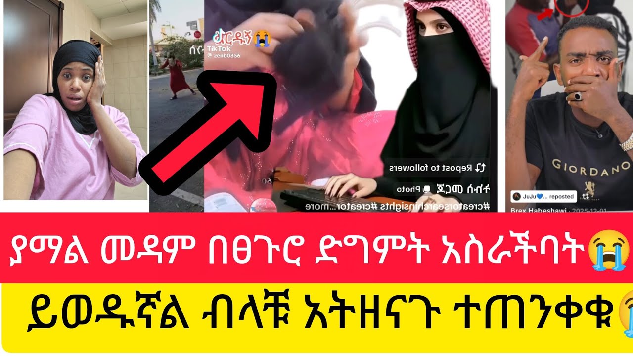 ያማል መዳም የሰራተኛይቱ ፀጉር መተት አሰማርታአሳበደቻት ይወዱኛል ብላቹ አትዘናጉ😭