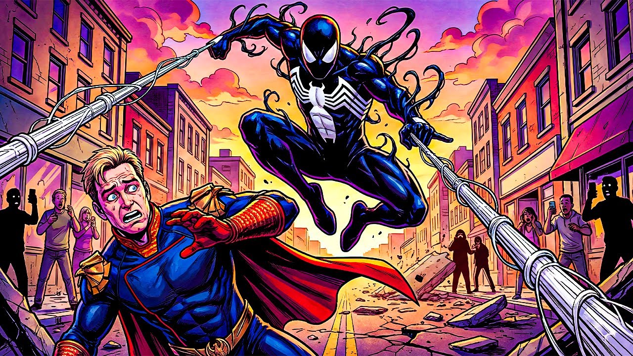 What If Symbiote Spider-Man Landed In The Boys Universe?