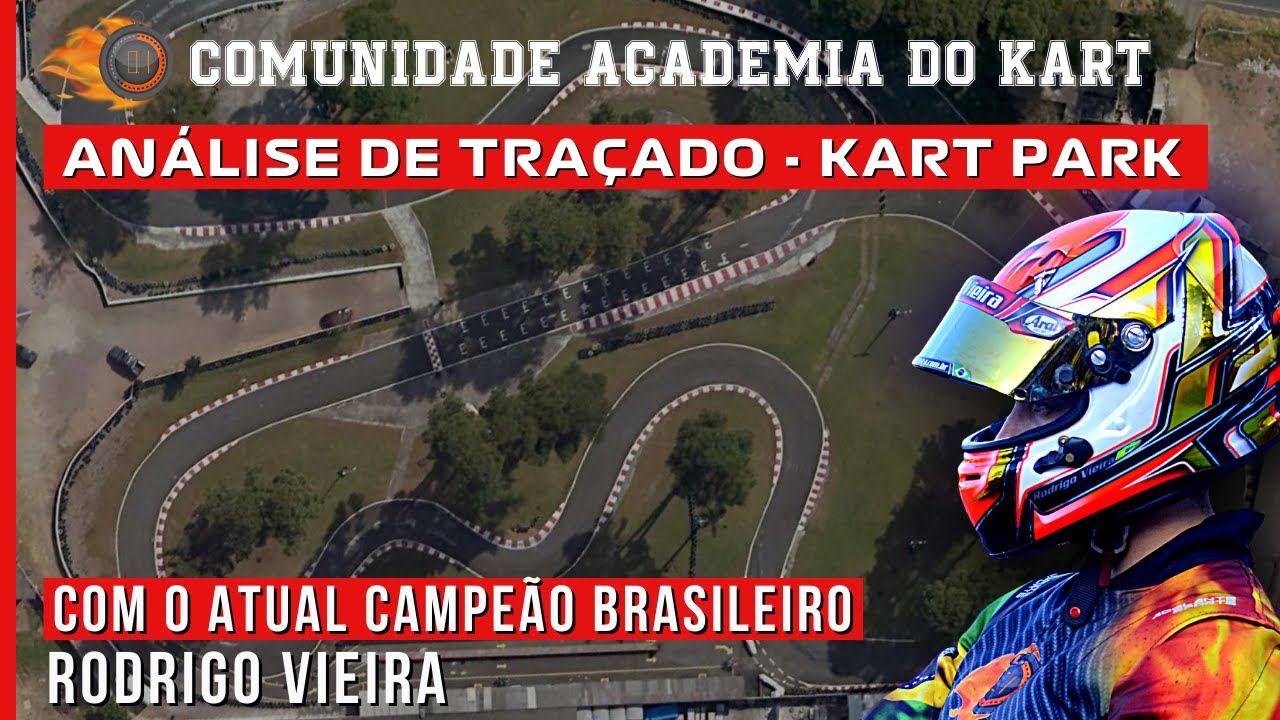 Live #134 - Análise Completa de Traçado - Kart Park - Com o Campeão Brasileiro Rodrigo Vieira