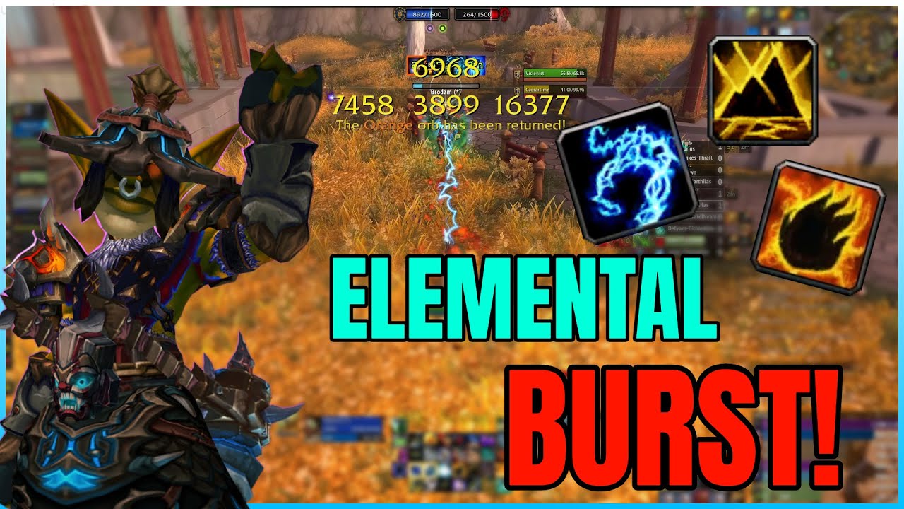 Elemental BURST ⚡️ | Elemental Shaman PvP | WoW Shadowlands 9.2