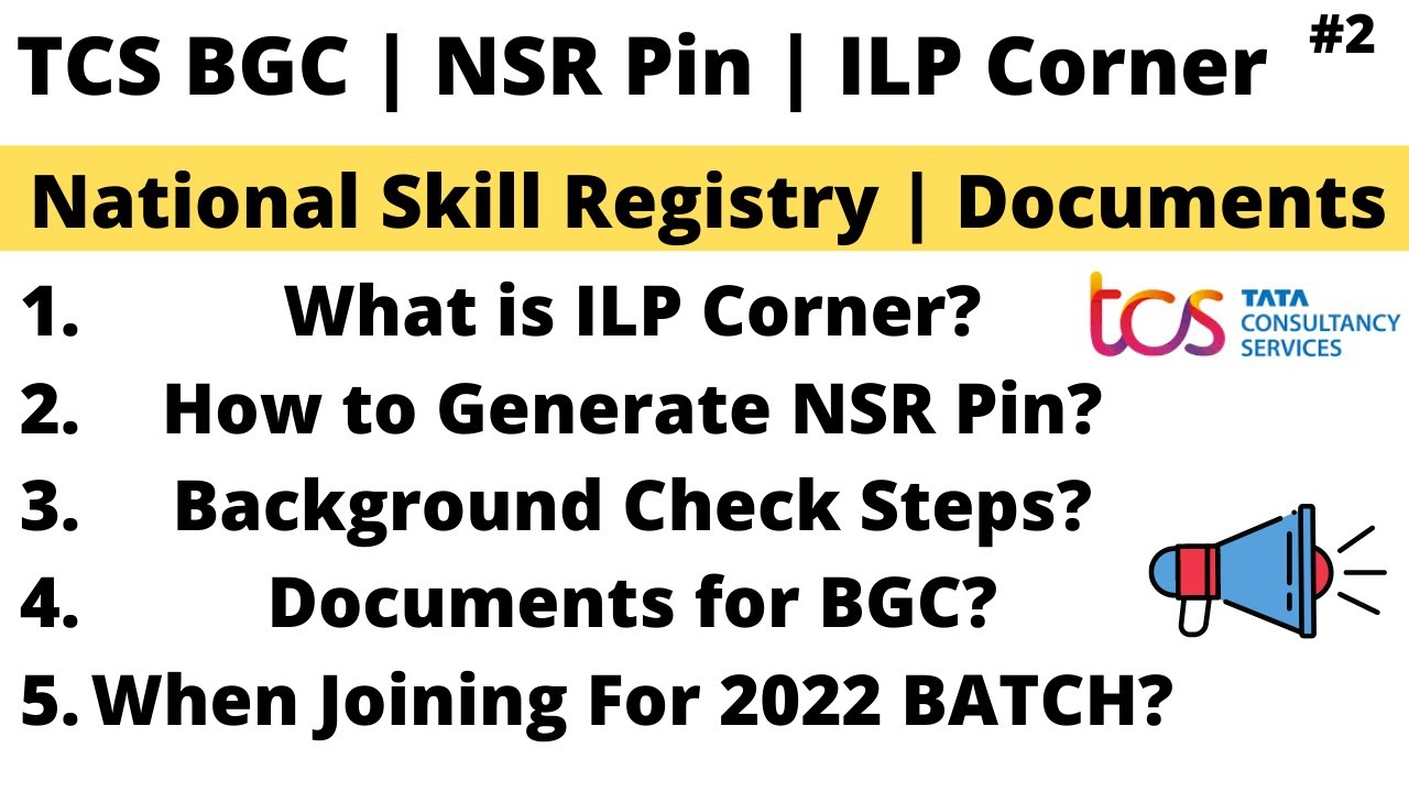 TCS ILP Corner | BGC | New Sections ON Next Step | Process After Getting Offer Letter