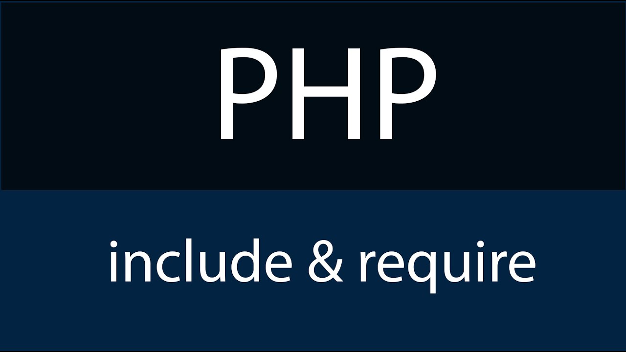 PHP include and require || #AFSOMALI