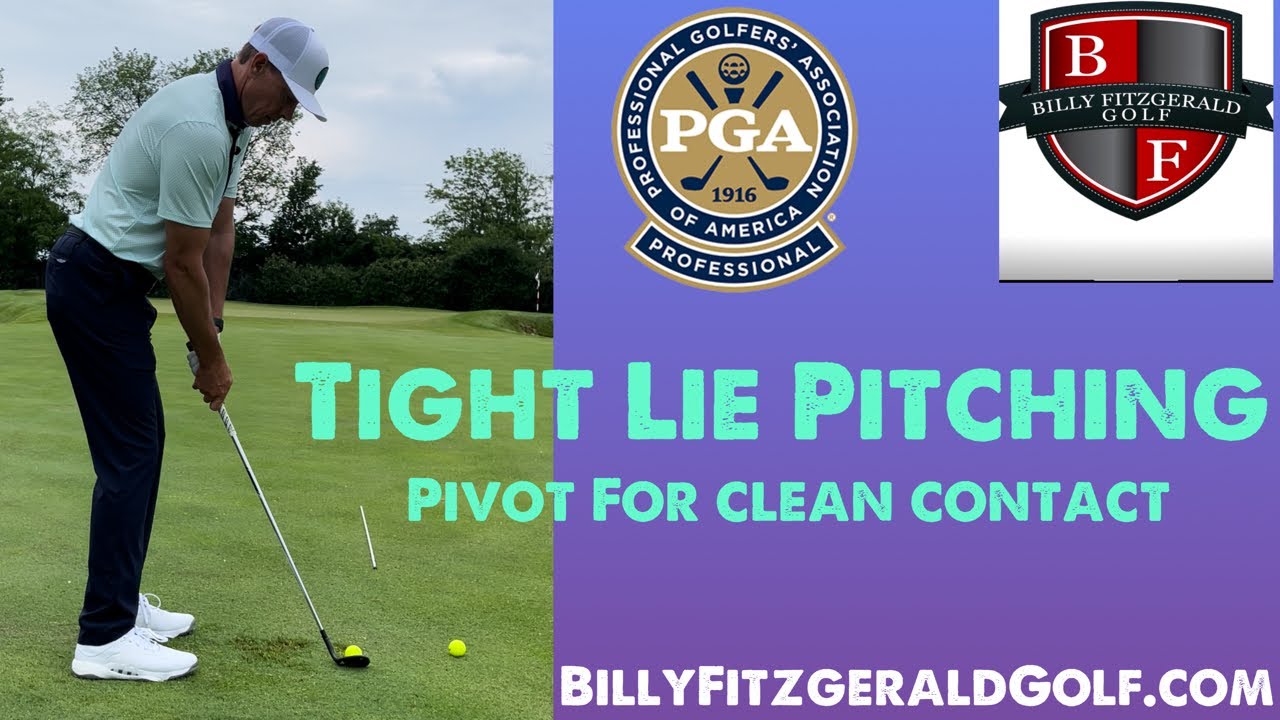 🏌🏼‍♂️Tight Lie Pitching: Pivot for Clean Contact🏌🏼‍♂️@BillyFitzgeraldGolf