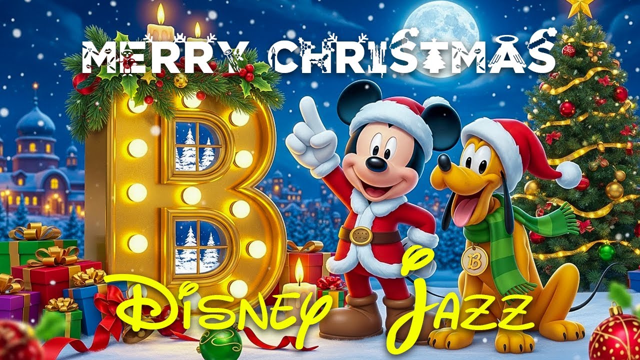 ☃️ Disney Winter Christmas 2025 🎄 Disney Jazz Playlist & Holiday Jazz Music for Studying & Working
