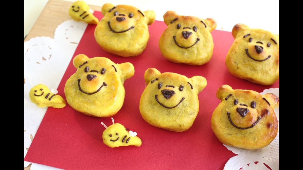 Pooh Sweet Potato Cake  ぷーさんのスィートポテト