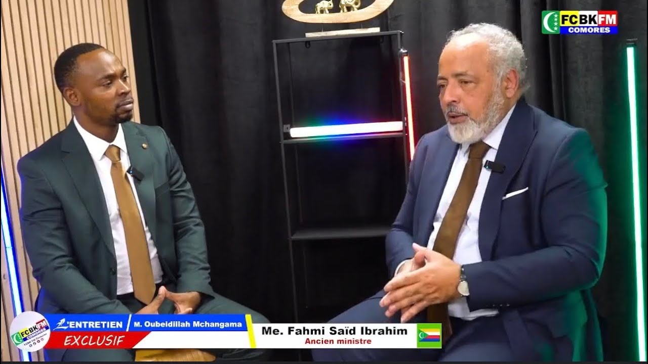 Entretien exclusif – Maître Fahmi Saïd Ibrahim, ancien ministre des Affaires étrangères des Comores