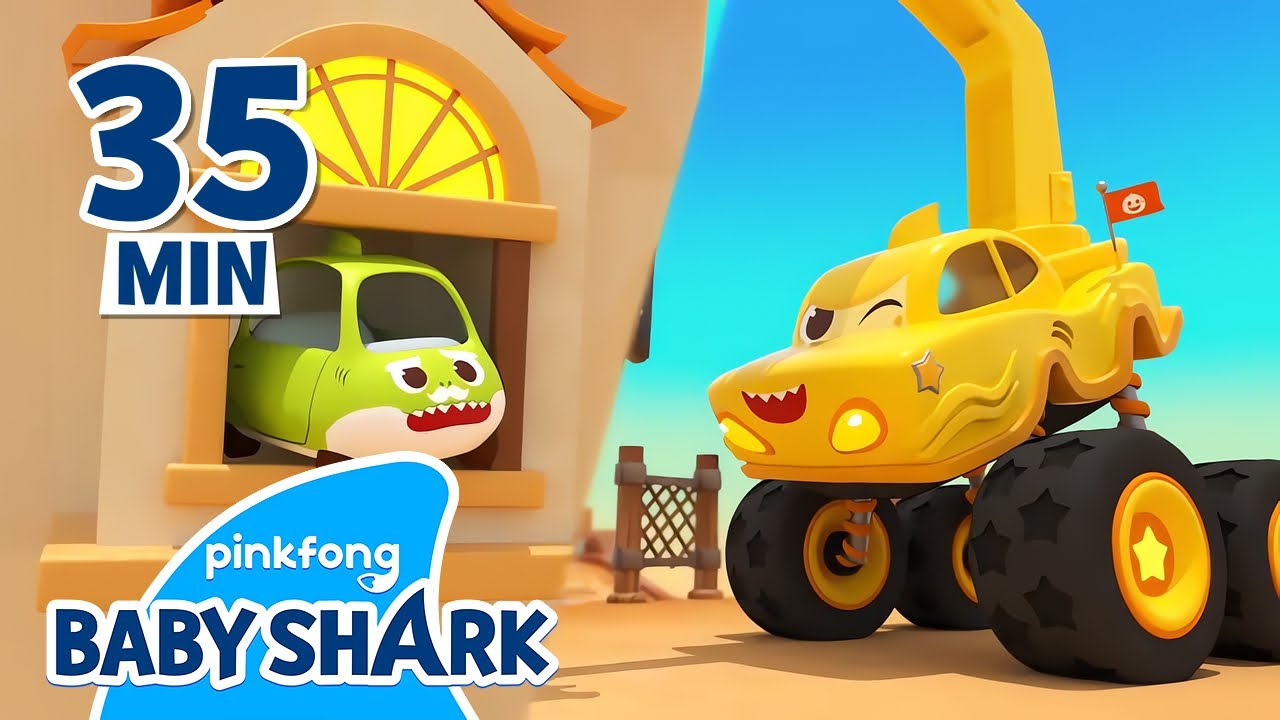 🛻GET READY! Baby Shark Toy Truck! | +Compilation | Baby Shark Toy Car | Baby Shark Official