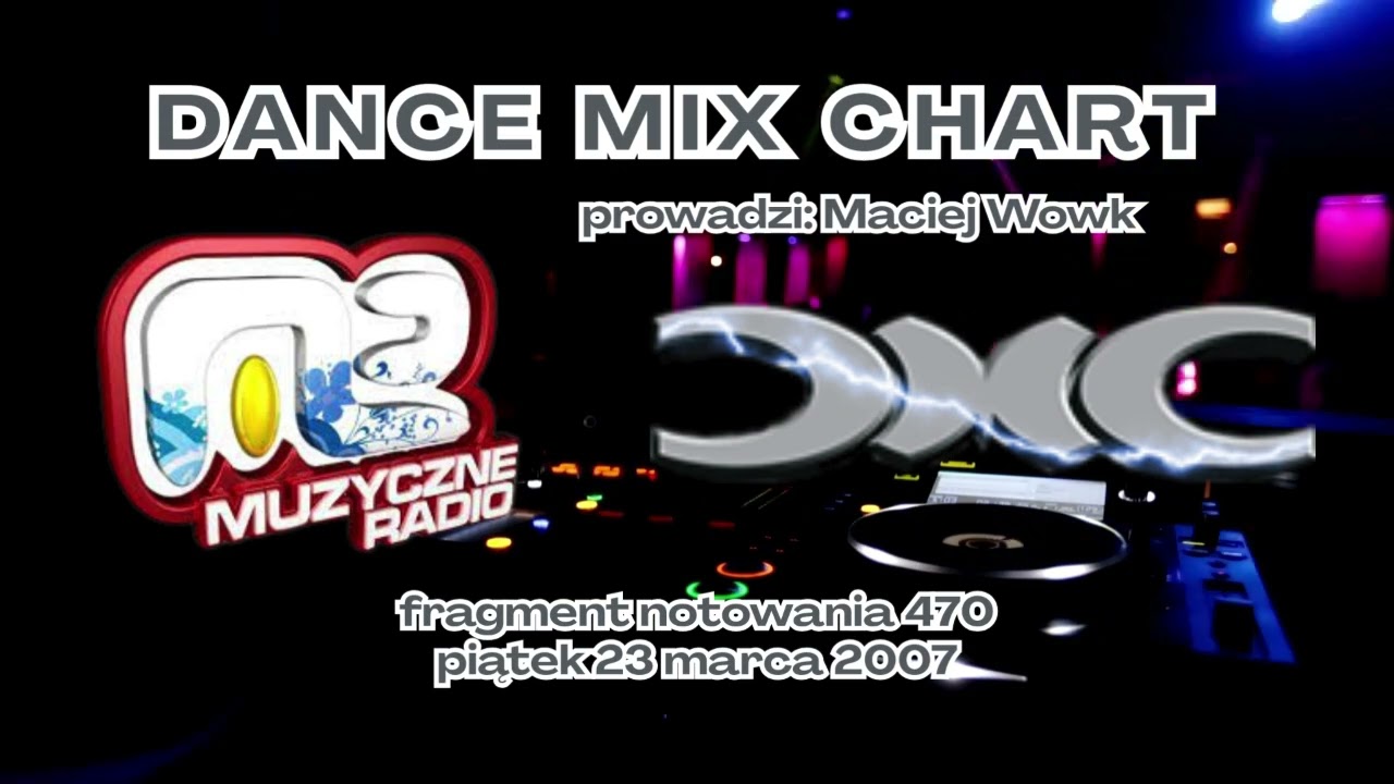 Muzyczne Radio - Dance Mix Chart (Fragment Notowania 470 z dnia 23 marca 2007)