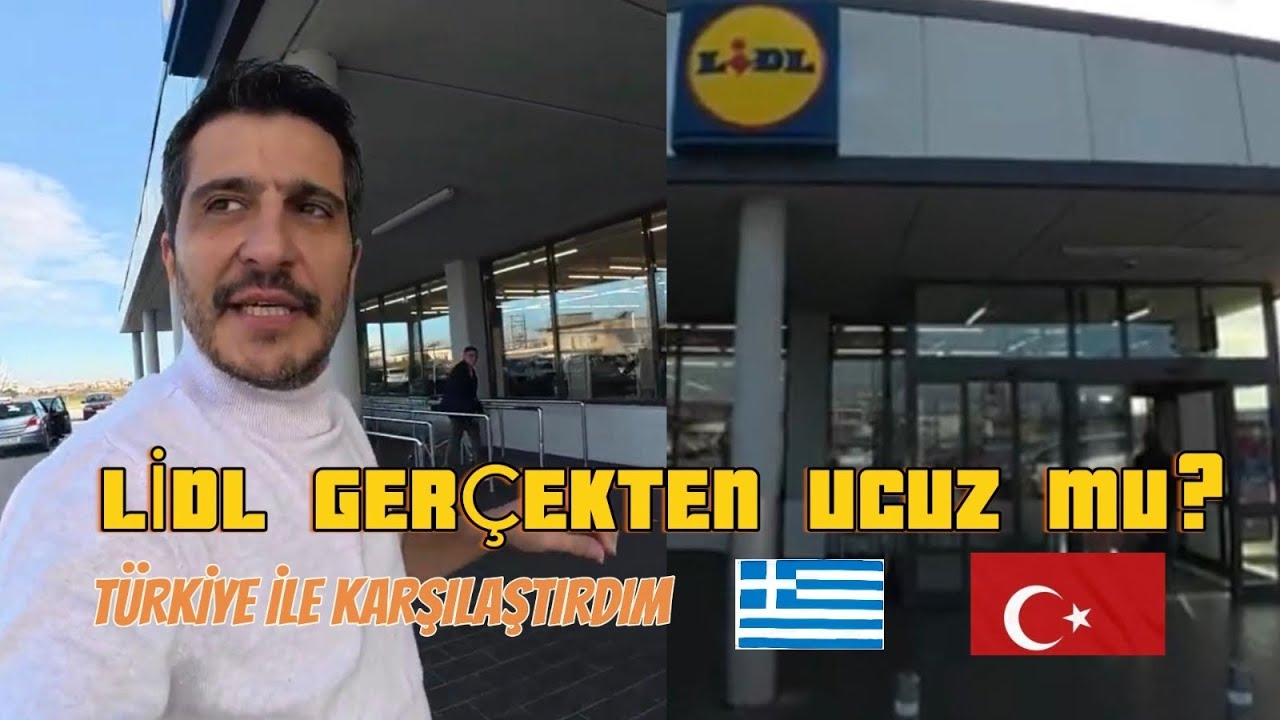 #yunanistan  LİDL MARKET FİYATLARI ŞOK ETTİ. TÜRKİYE İLE KARŞILAŞTIRDIM! GIDA FİYATLARI #60 🇬🇷