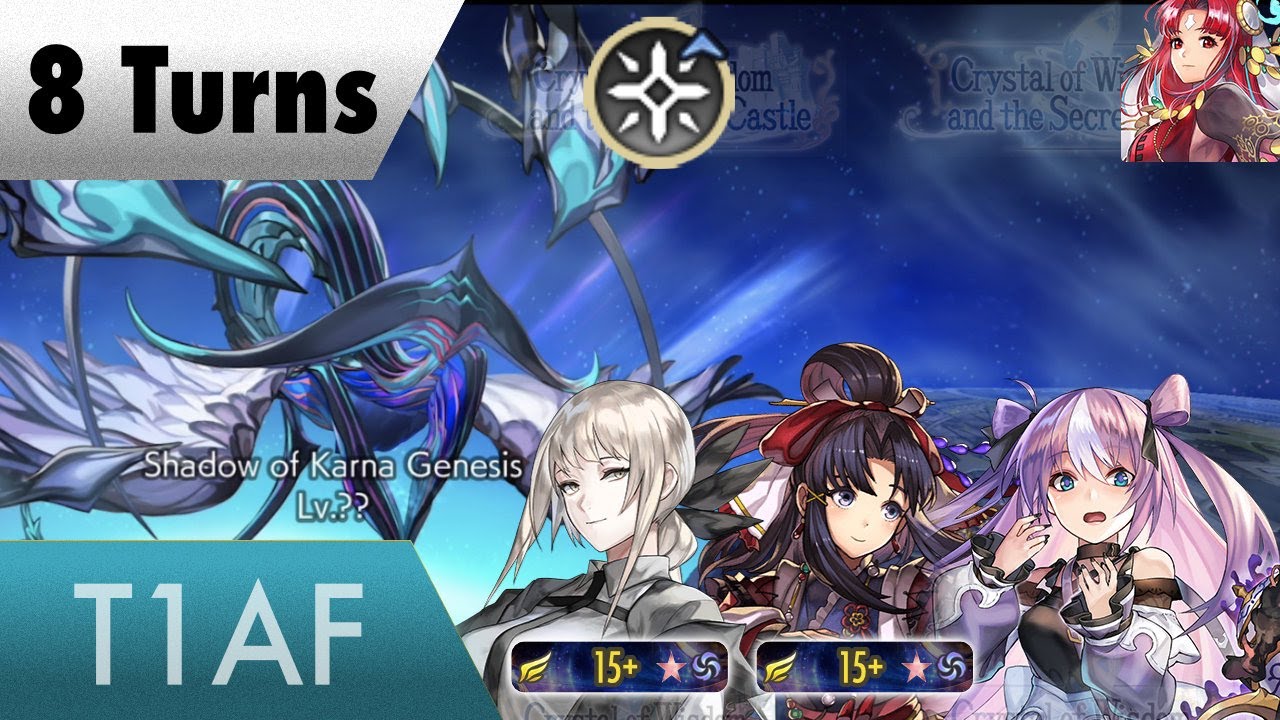 Another Eden - Shadow of Karna Genesis (Yuna Magic Team 8T, no damage taken)