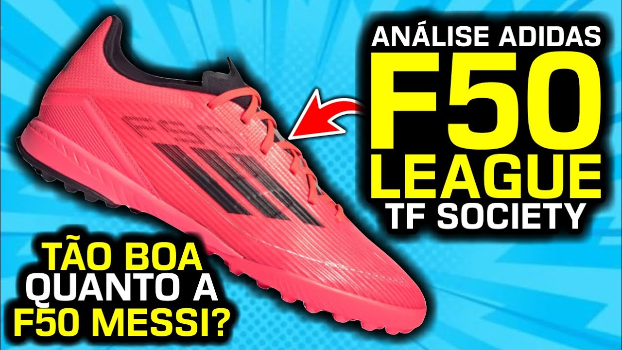 Tão BOA quanto a F50 League Messi? - Análise chuteira society Adidas F50 League TF