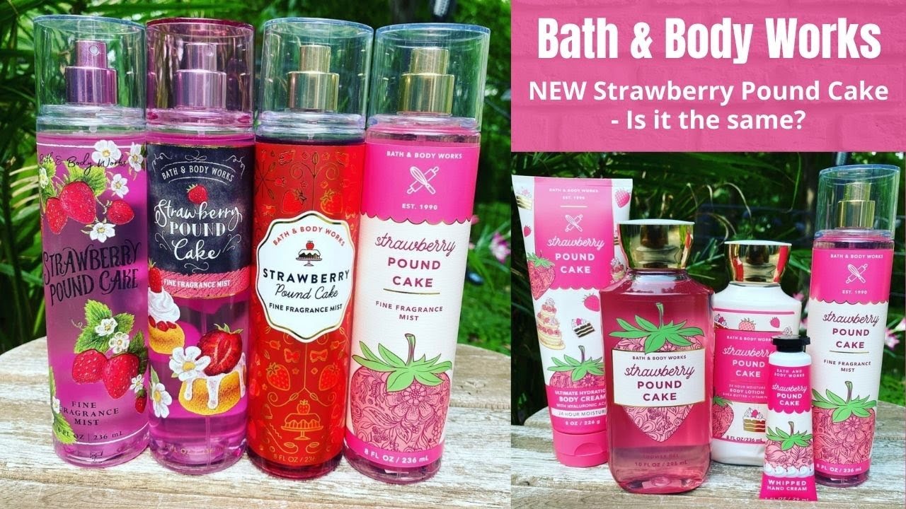 Bath & Body Works NEW Strawberry Pound Cake - Is it the same?
